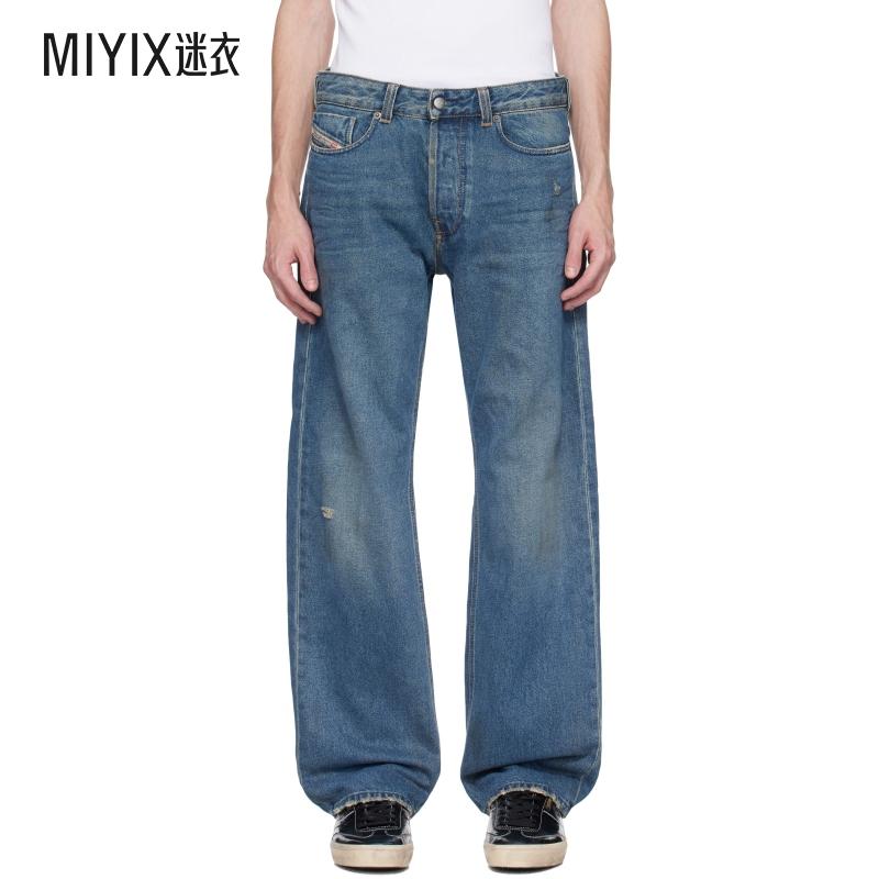 Diesel迪赛 男款蓝色 Relaxed 1980 D-Eeper 09j79 牛仔裤 迷衣时