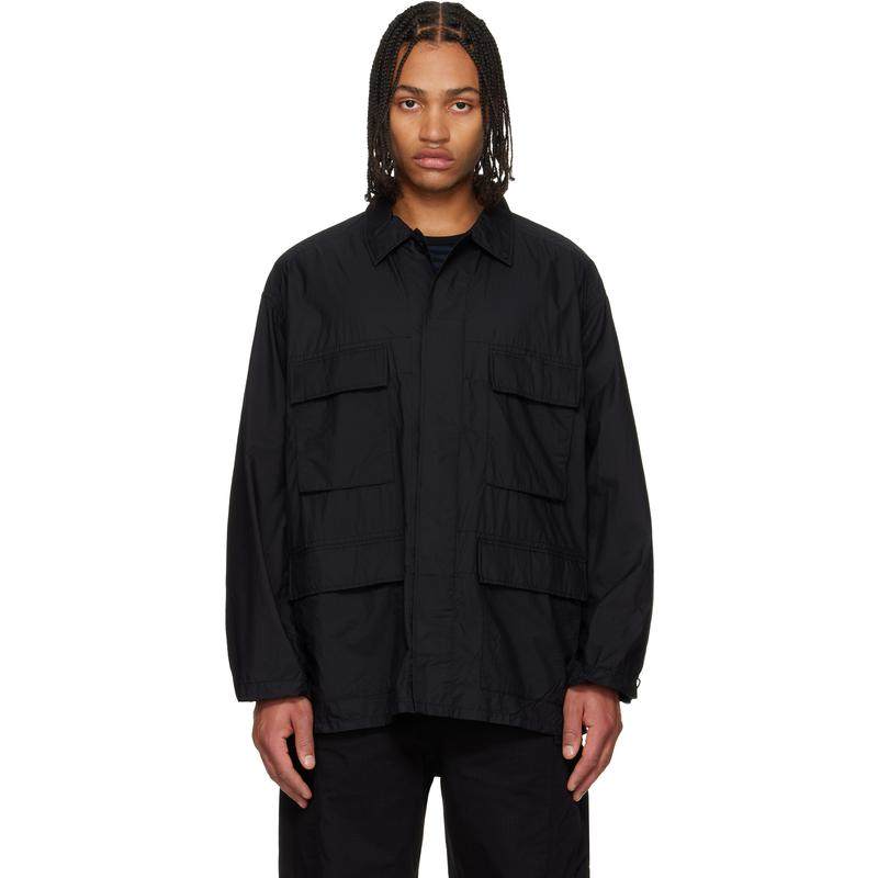 nanamica 男士 夹克 黑色 Light Weight Field 夹克