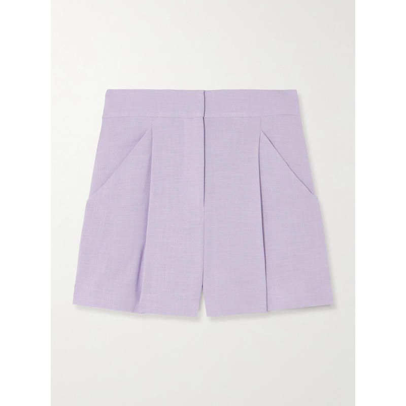 Veronica Beard 女士 短裤 Elbe 褶裥梭织短裤