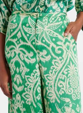 Poupette St Barth 女士 长裤 Clea 印花阔腿裤