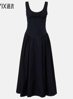 Proenza Schouler 女款White-Label Kendall 棉混纺中长连衣裙 迷