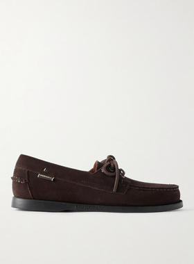 Sebago 男士 休闲皮鞋 Docksides Portland 皮革边绒面革船鞋