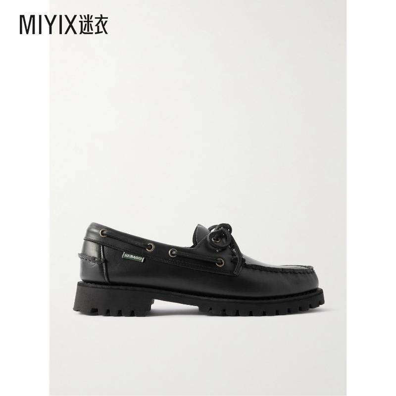 Sebago 男款Ranger 打蜡皮革船鞋 迷衣时尚