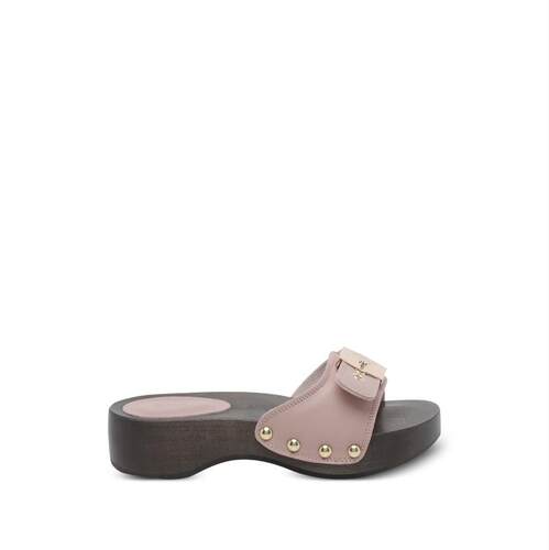 Scholl 女士 SS26 凉鞋 仿古粉色皮质