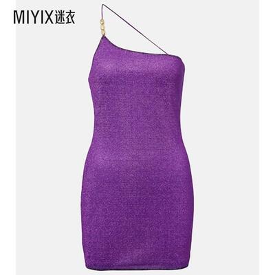 Oséree Swimwear 女款Lumière 单肩迷你连衣裙 迷衣时尚