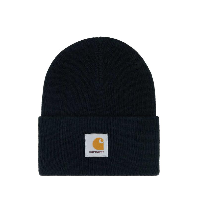 Carhartt WIP 男士 CO 毛线帽 午夜蓝有机玻璃手表帽子