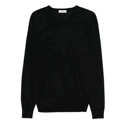 Ferrante 男士 FW25 上衣 V领真丝/羊毛毛线衫