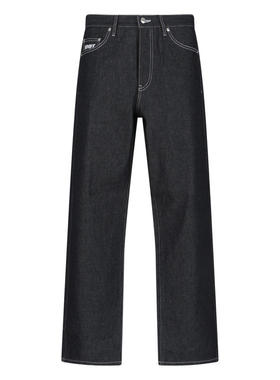 Awake NY 男士 春夏新品 牛仔长裤 黑色牛仔裤