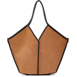 Hereu 女士 托特包 黄褐色 Calella Suede