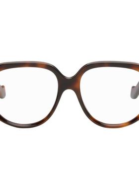 Loewe 男士 太阳镜 棕色 Anagram 眼镜