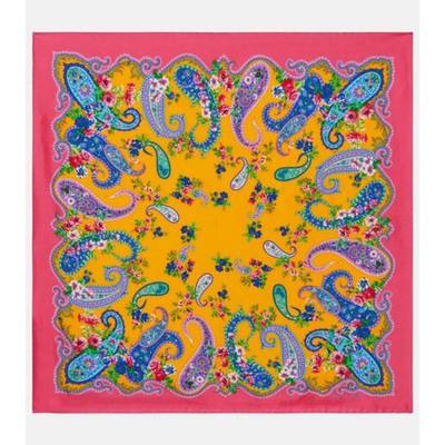 Etro 女士 围巾 Rigoletto 佩斯利真丝围巾