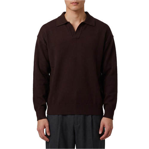 Roberto Collina 男士 FW26 POLO衫 MOOR SKIPPER 棕色
