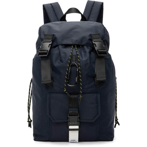 A.P.C. 男士 双肩包 海军蓝 Trek