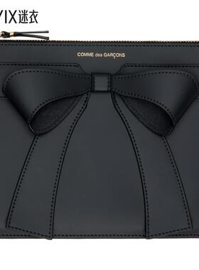 Comme des Garçons  男款黑色 Big Bow 钱包 迷衣时尚