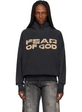 Fear Of God 女士 卫衣 黑色 连帽衫