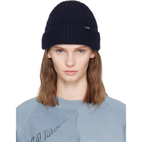 MM6 Maison Margiela 马吉拉MM6 女士 FW26 毛线帽 海军蓝