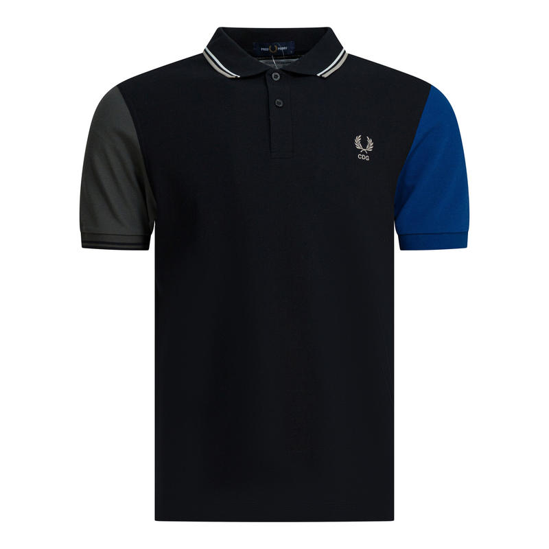 Comme des Garçons川久保玲 男士 秋冬新品  黑色棉质Polo衫