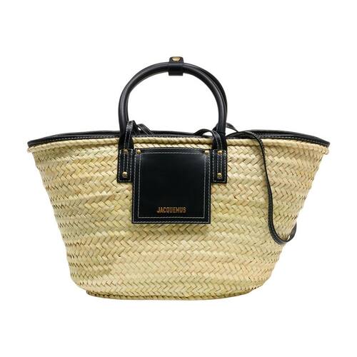 Jacquemus 雅克慕斯 女士 SS26 手提包 黑色牛皮手袋