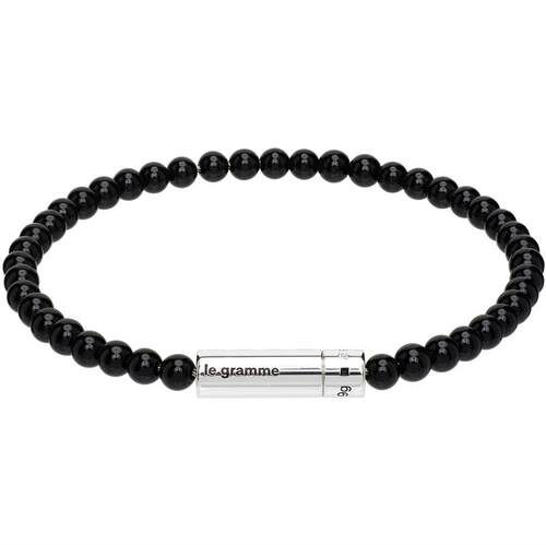 Le Gramme 男士 手链 Le 11g Onyx Beads