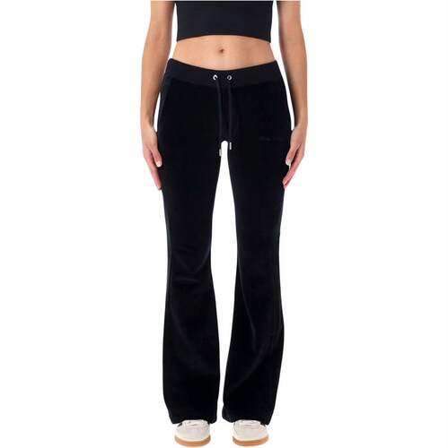 Sporty  Rich 女士 FW26 运动长裤 JOGGING 天鹅绒水晶