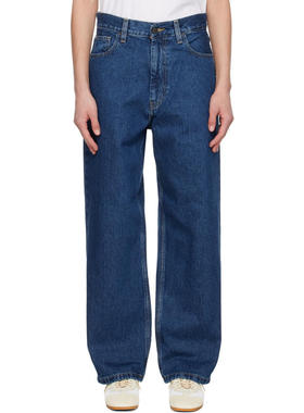 Carhartt WIP 卡哈特 女士 牛仔长裤 蓝色 Brandon 牛仔裤