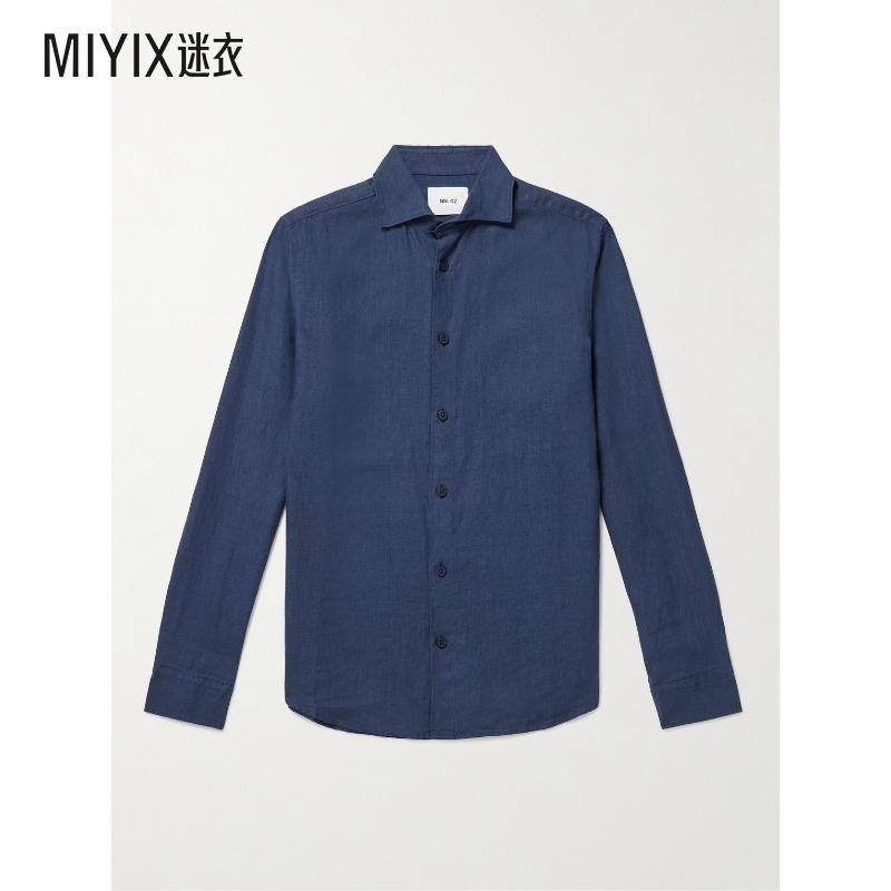 【早秋新品】Nn07 男款Andrew 5708 亚麻衬衫 迷衣时尚