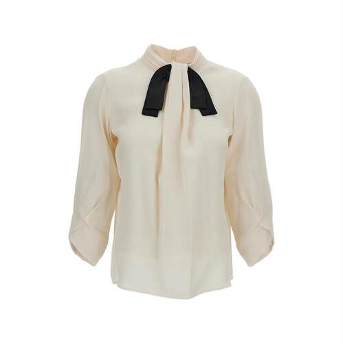 Elisabetta Franchi 女士 FW26 衬衫 BURRO 黑色粘胶纤维