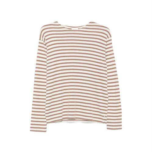 Closed 女士 FW26 T恤 条纹棉混纺