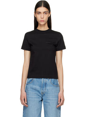 Jacquemus 雅克慕斯 女士 T恤 黑色 The Gros Grain
