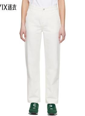 Carhartt WIP卡哈特 女款灰白色 Pierce Straight 长裤 迷衣时尚