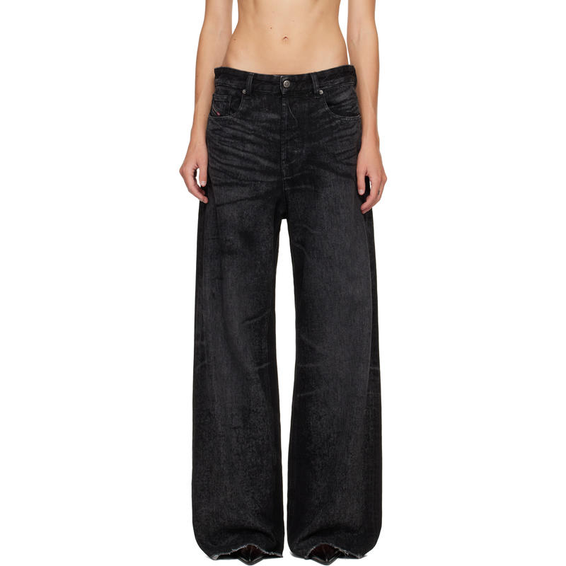 Diesel 女士 牛仔长裤 黑色 1996 D-Sire 007db 牛仔裤