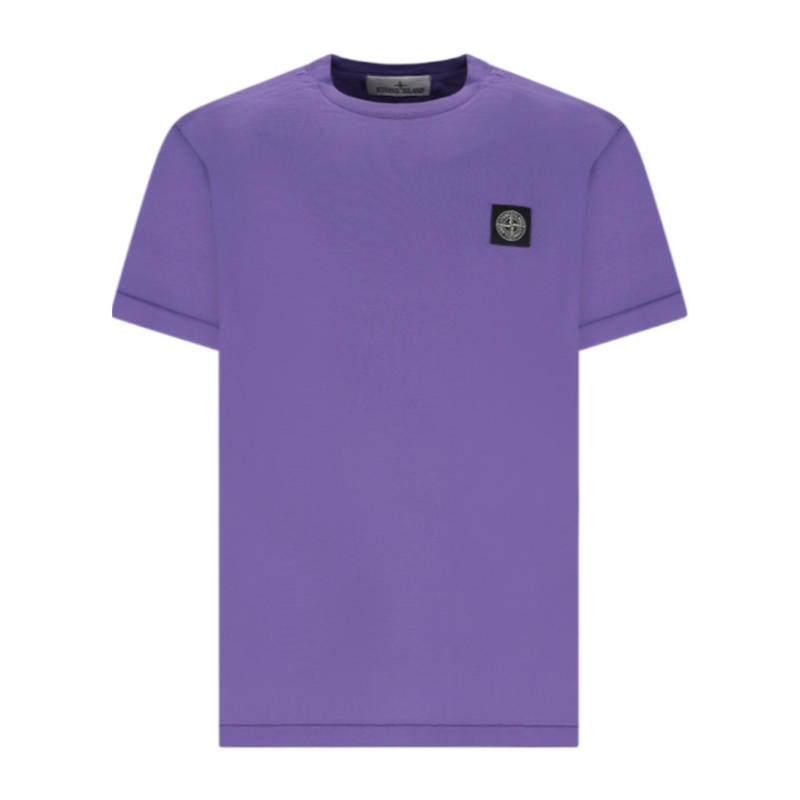 Stone Island 男士 FW25 POLO衫 COMPASS 徽标拼缀T恤