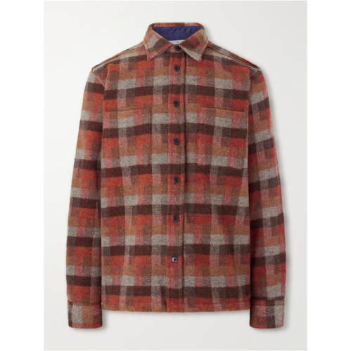 PORTUGUESE FLANNEL 男士 夹克 Agripa 格纹羊毛法兰绒衬衫式