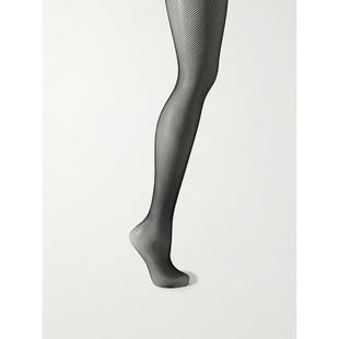 Wolford 沃尔福特 女士 FW24 连裤袜 黑色 Twenties Econyl