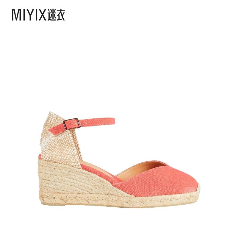 Castañer 女士帆布面凉鞋 迷衣时尚