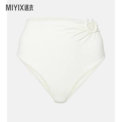 Johanna Ortiz 女款Marinera 褶皱比基尼下装 迷衣时尚