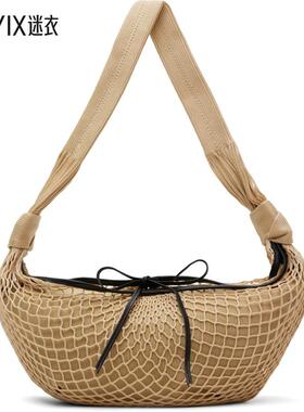 Lemaire 男款米色 Croissant Filt 单肩包 迷衣时尚