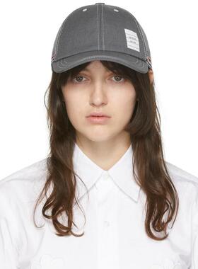 Thom Browne 汤姆·布朗 女士 棒球帽 灰色 6-Panel