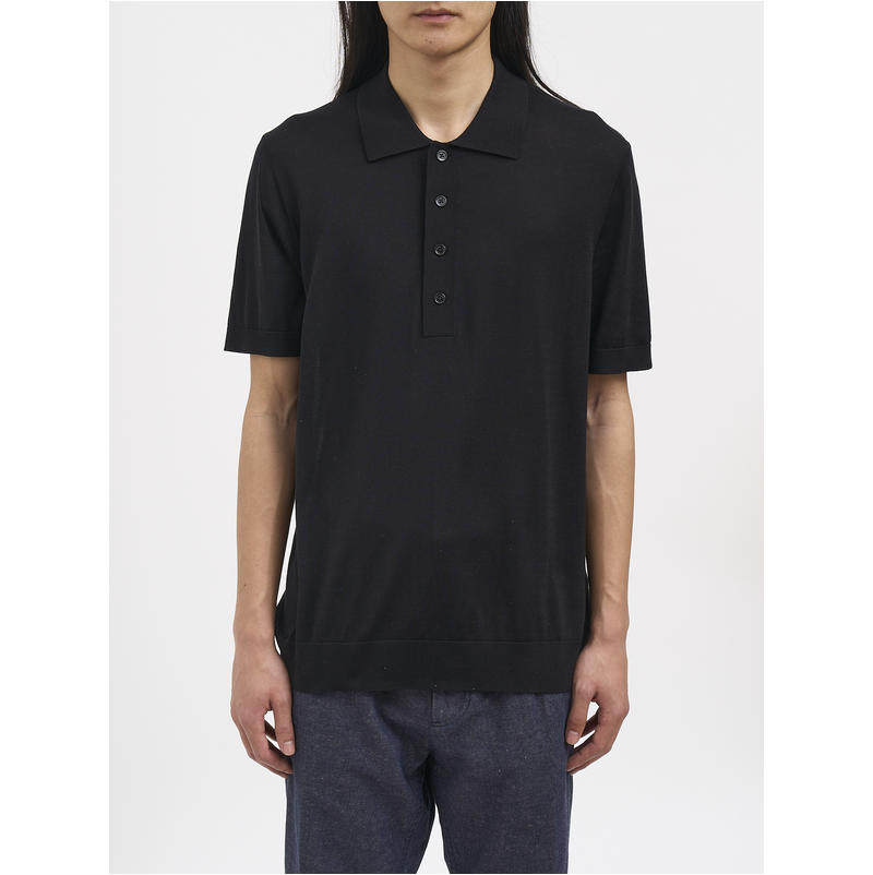 Paolo Pecora 保罗·皮科拉 男士 SS26 上衣 真丝针织Polo衫