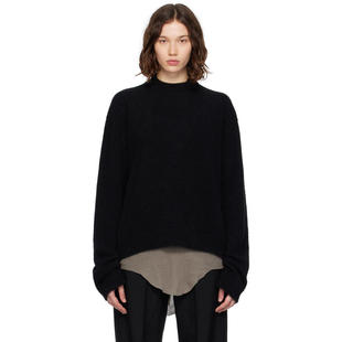 Rick Owens 瑞克·欧文斯 女士 毛衣 黑色 Concordians Tommy LS