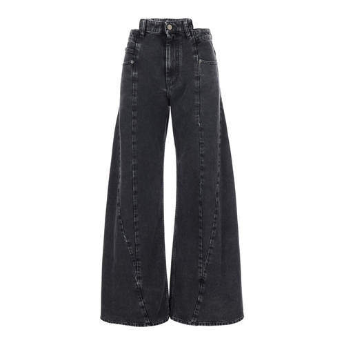 Maison Margiela 马吉拉 女士 牛仔长裤 Construction 拼接牛仔裤