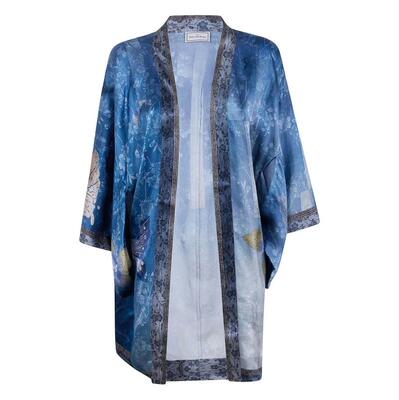 Pierre-Louis Mascia 女士 SS26 连衣裙 印花真丝和服式