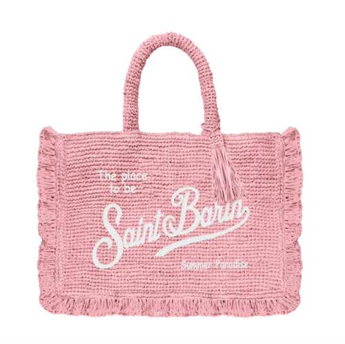MC2 Saint Barth 女士 SS26 手提包 SAINT BARTH 浅粉色棉包包