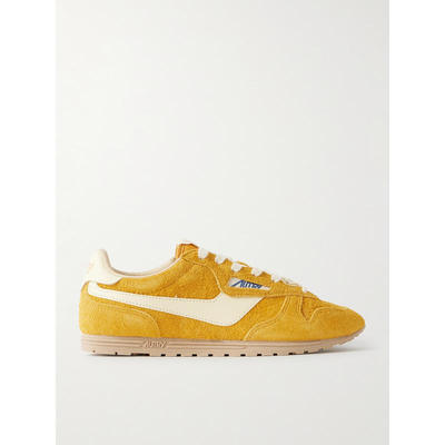 Autry 奥特里 女士 运动鞋 Windspin 皮革边绒毛绒面革