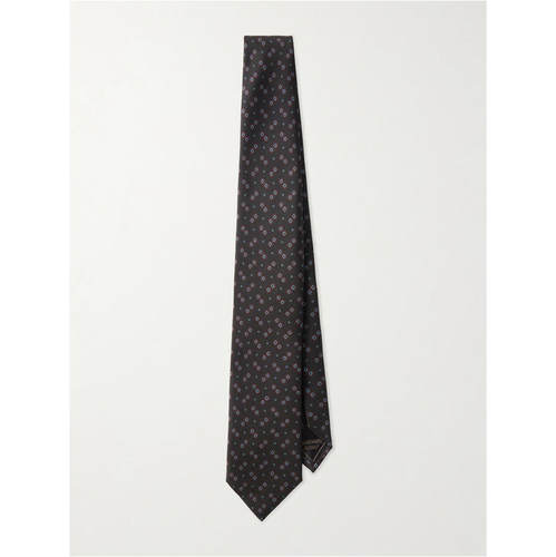 Brioni 布里奥尼 男士 FW26 领带 8cm 真丝提花