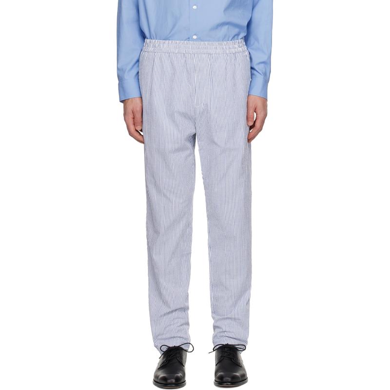 Harmony Paris 男士 长裤 海军蓝  白色 Paolo 长裤