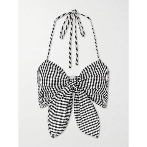 Faithfull the Brand 女士 SS26 上衣 Onda 打结格纹棉质
