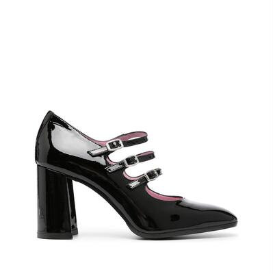 CAREL 女士 SS26 高跟鞋 KEEL 黑色漆皮