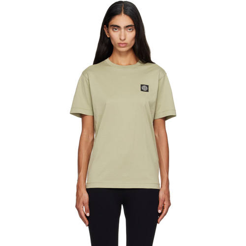 Stone Island 石头岛 男士 T恤 绿色 2100027 60/2 Cotton Jersey