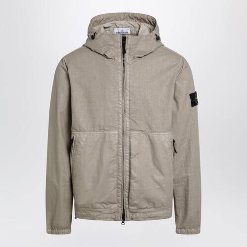 Stone Island 石头岛 男士 SS26 夹克 浅褐色尼龙拉链